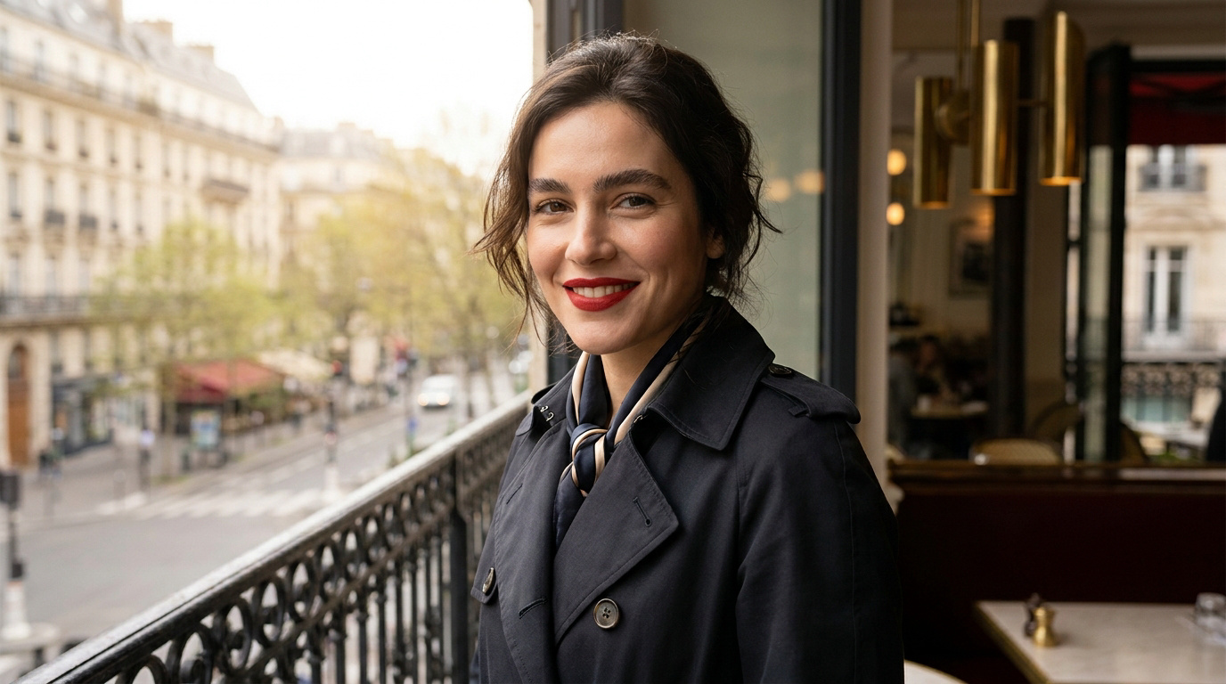 Rouge à lèvres et sourcils : le duo signature parisien